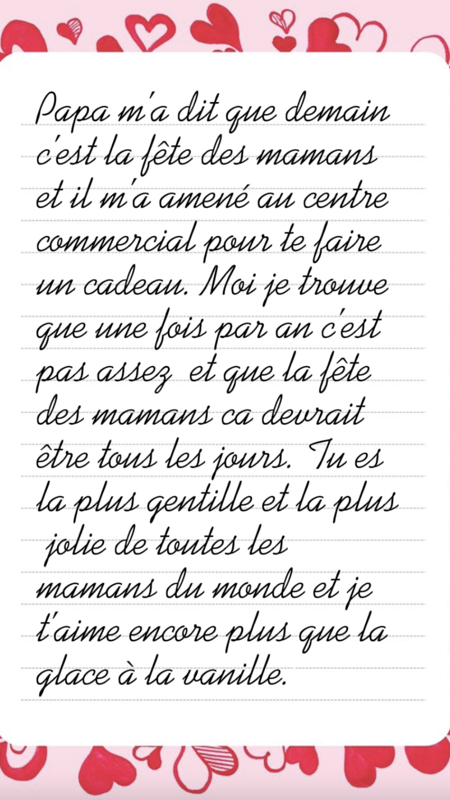 lettre enfant